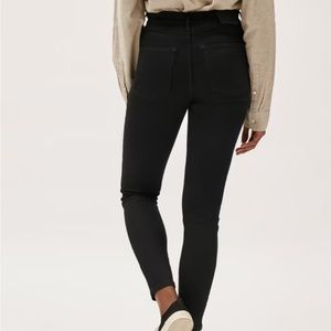 Everlane Black Authentic Stretch High Rise Skinny Jean Sz 26 Ankle